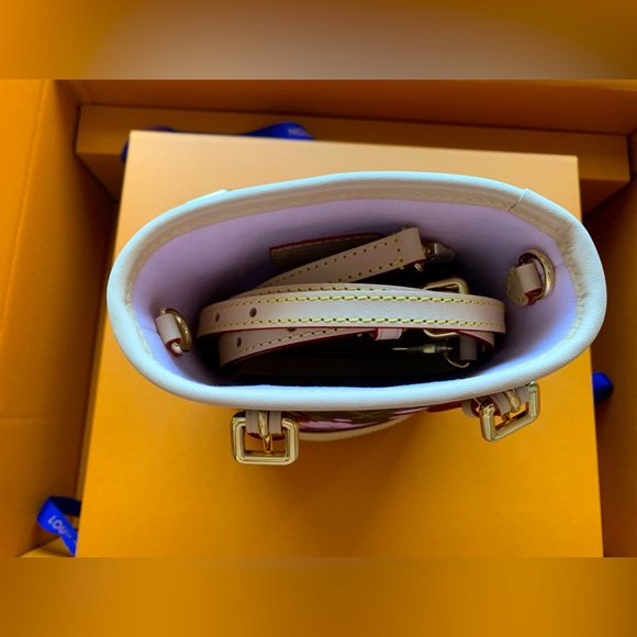 ***SOLD***Louis Vuitton x Murakami Cherry Blossom Nano Bucket Bag- NIB - Picture 6 of 9